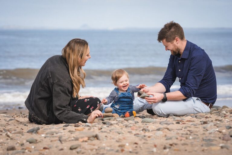 Portobello beach family session