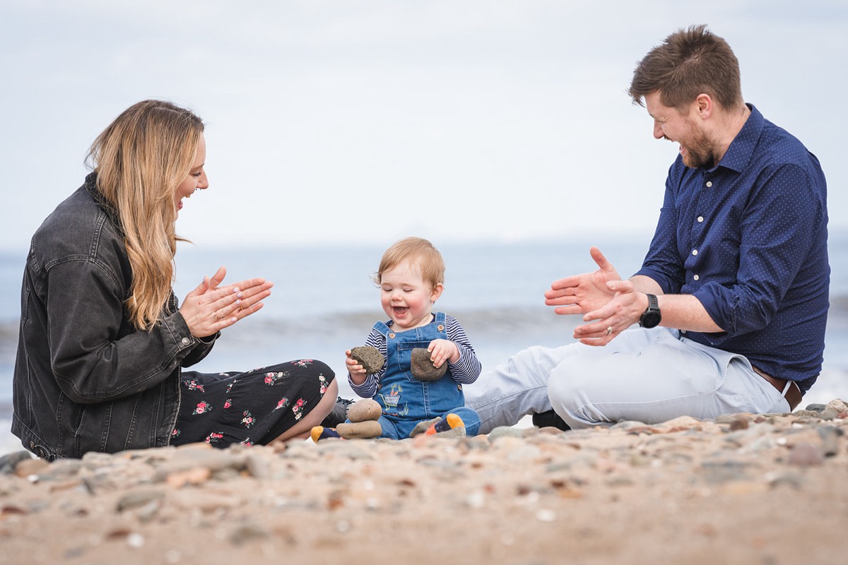 family photography portobello beach edinburgh