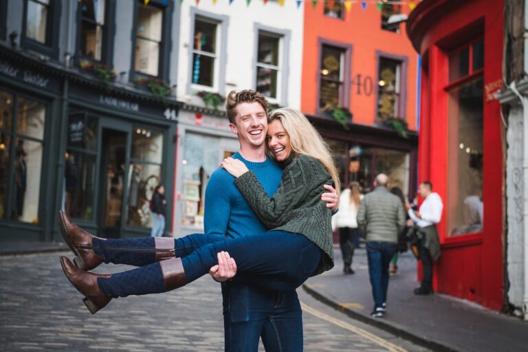 Laura & Darragh | Old Town engagement session
