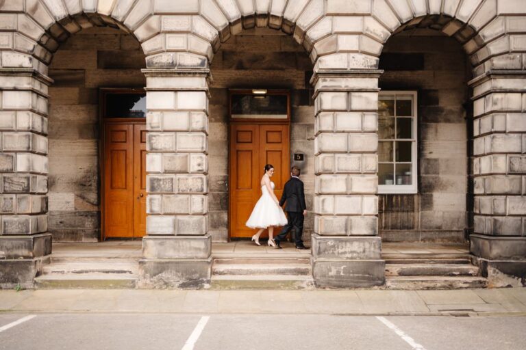 Sam & Jack | Edinburgh old town elopement