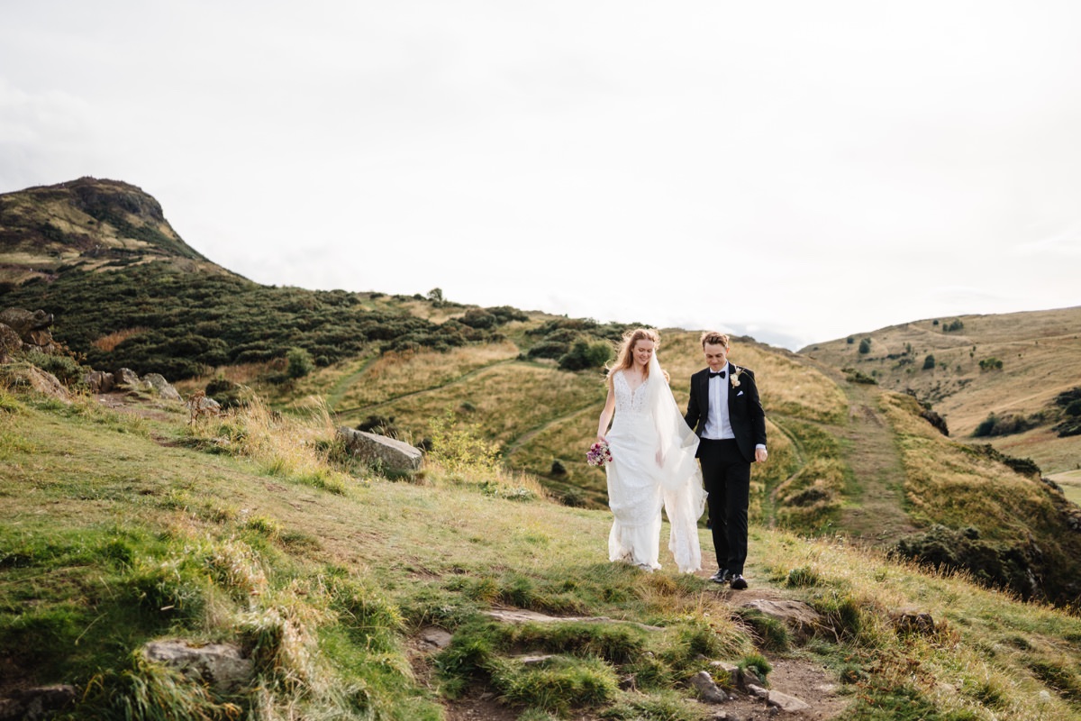 wedding st antonys chapel holyrood park edinburgh